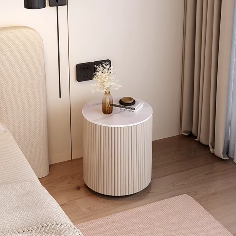 Japanese Round Nightstand