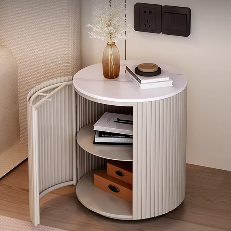 Japanese Round Nightstand