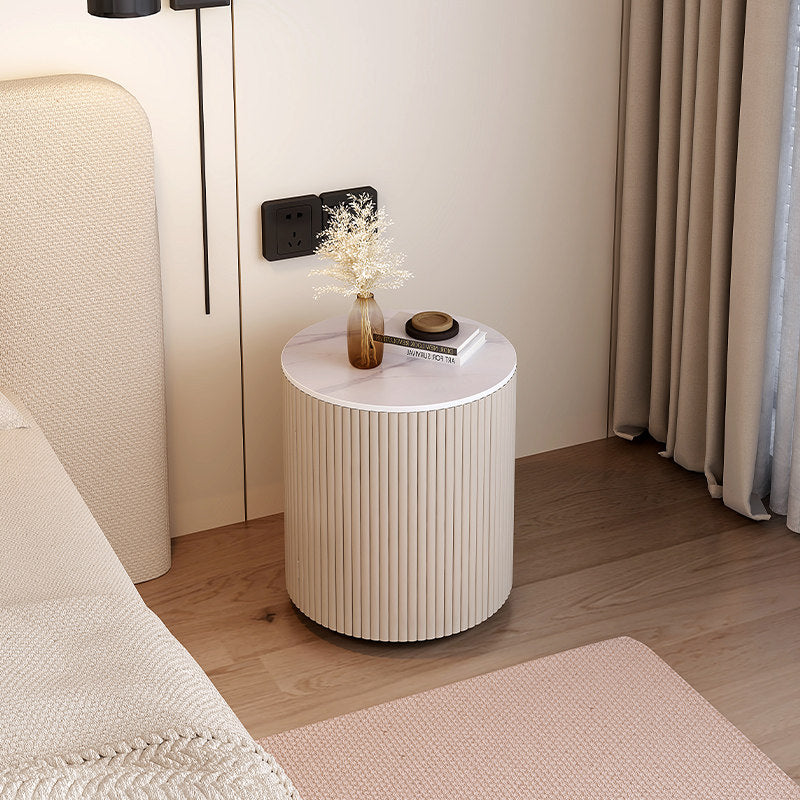 Japanese Round Nightstand