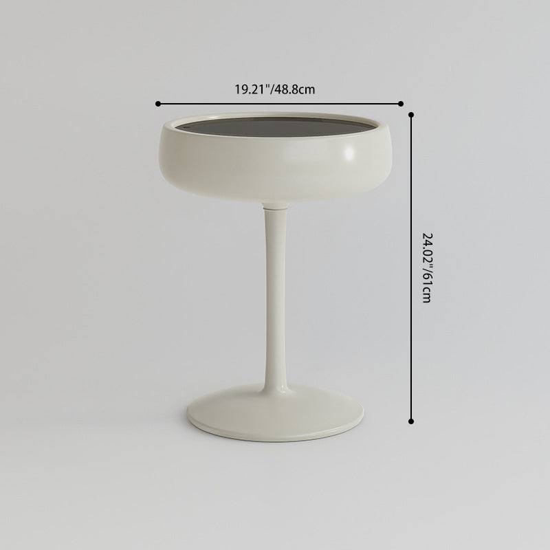 Wine Glass Round Side Table