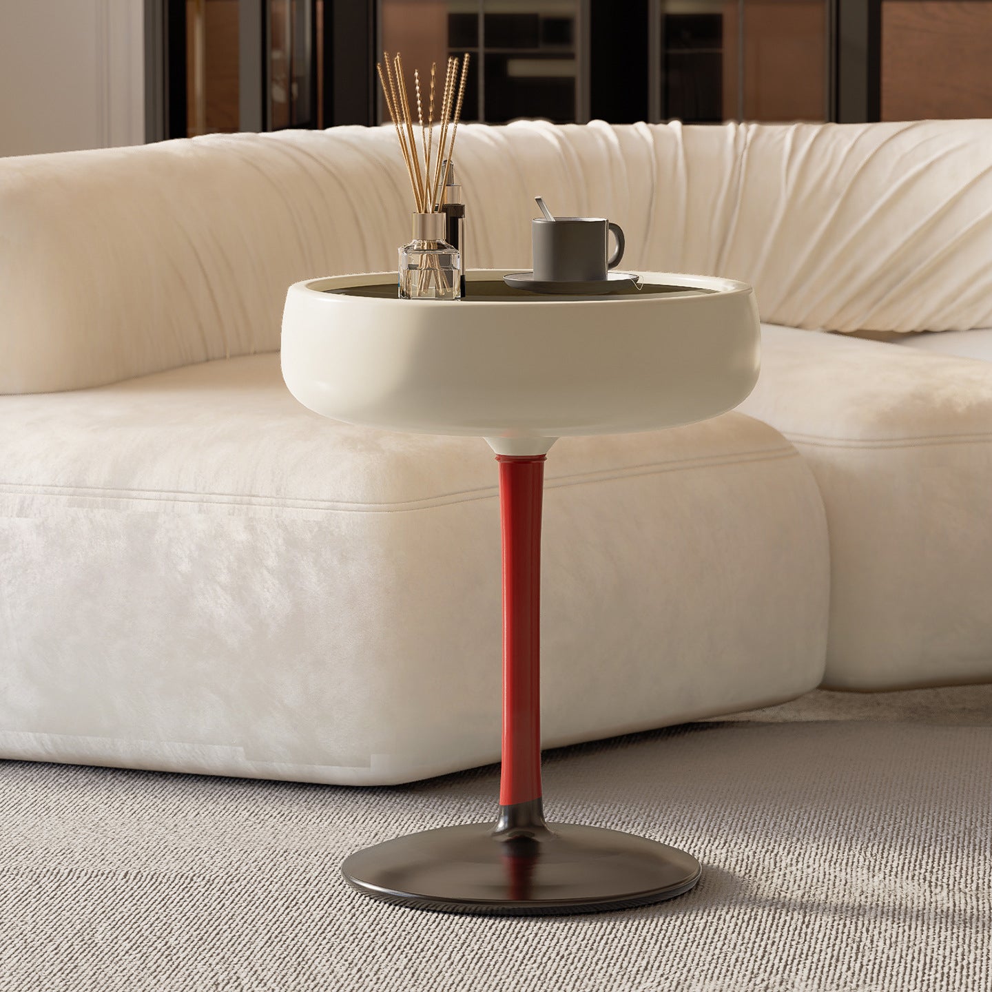 Wine Glass Round Side Table