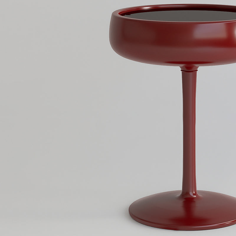 Wine Glass Round Side Table