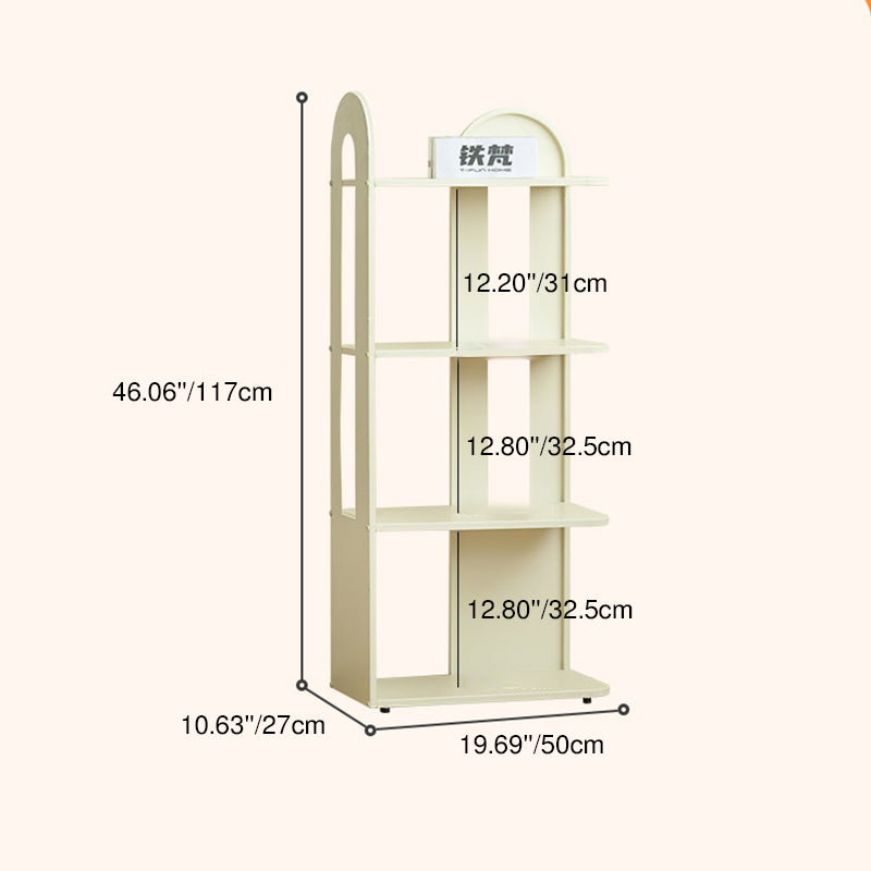 Carbon Steel 4-Tier Corner Storage Shelf