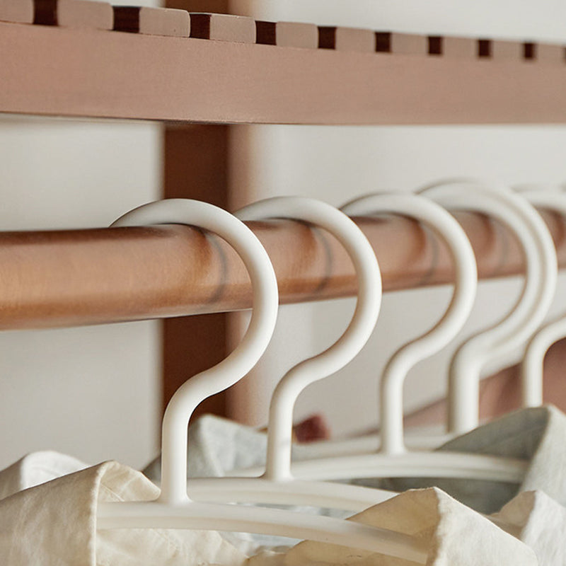 Modern Wood Coat Rack Hall Tree 3-Tier