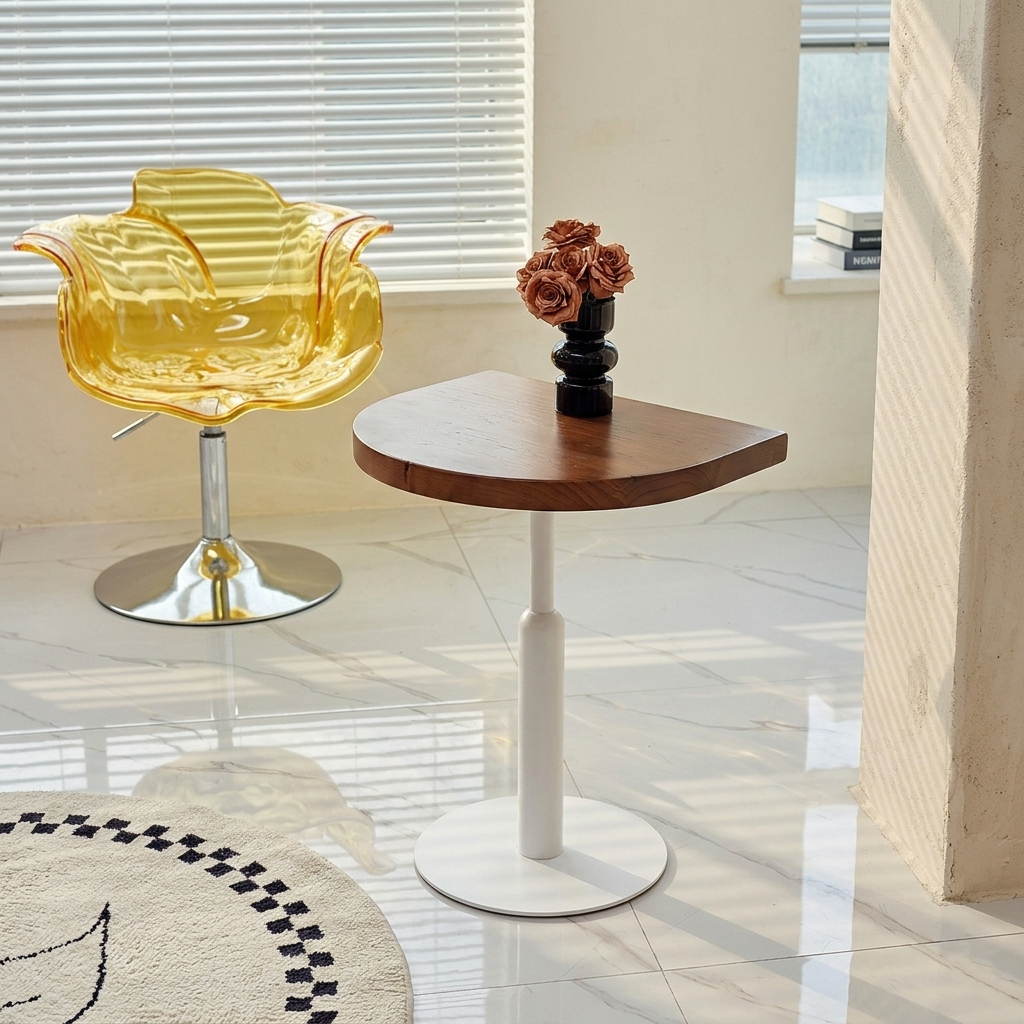 Vintage Semi-Circle Coffee Table