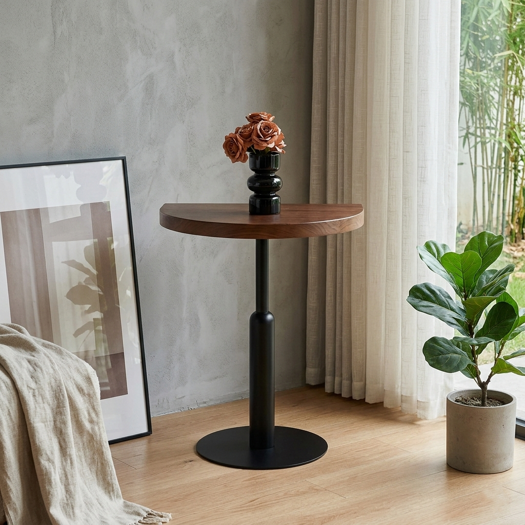 Vintage Semi-Circle Coffee Table