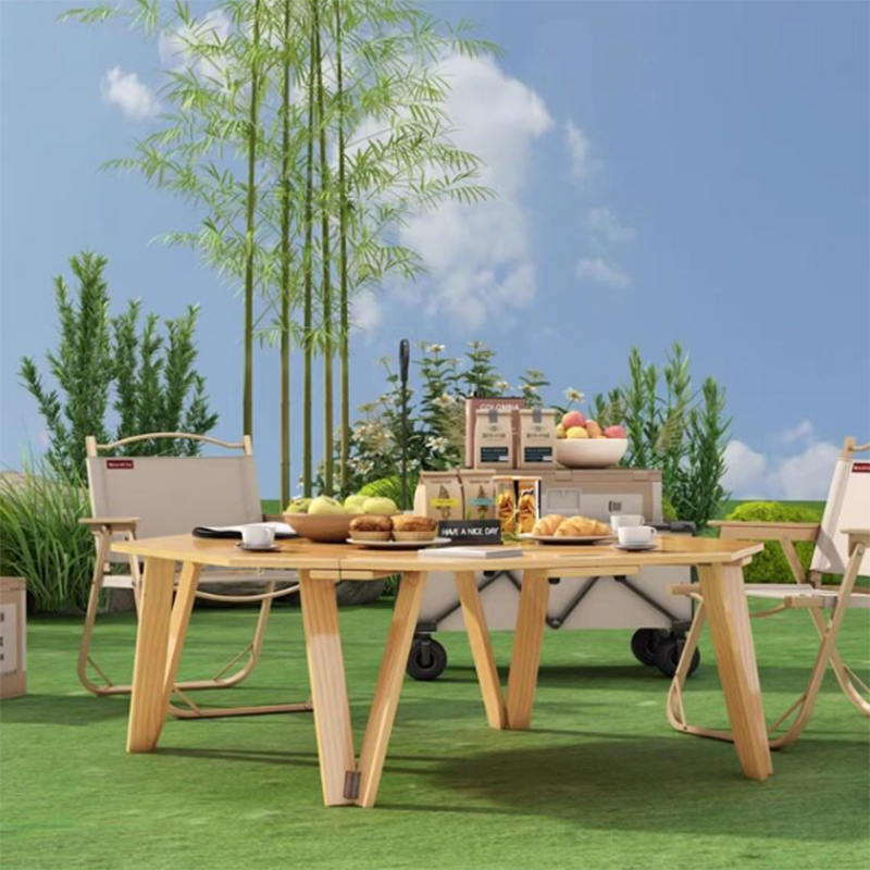 Folding Octagonal Outdoor Coffee Table