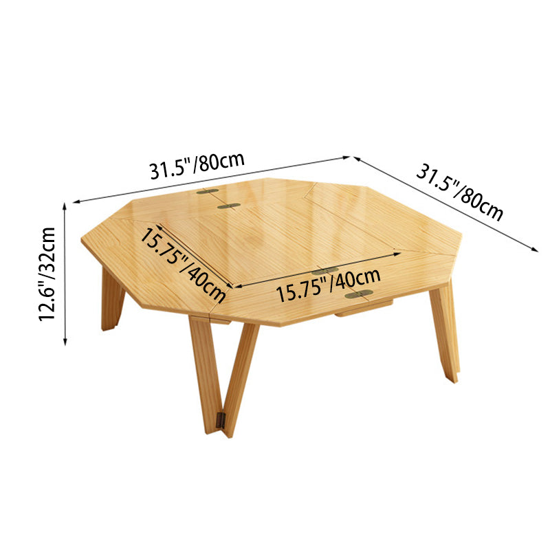 Folding Octagonal Outdoor Coffee Table