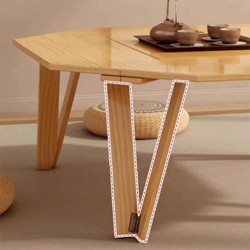 Folding Octagonal Outdoor Coffee Table