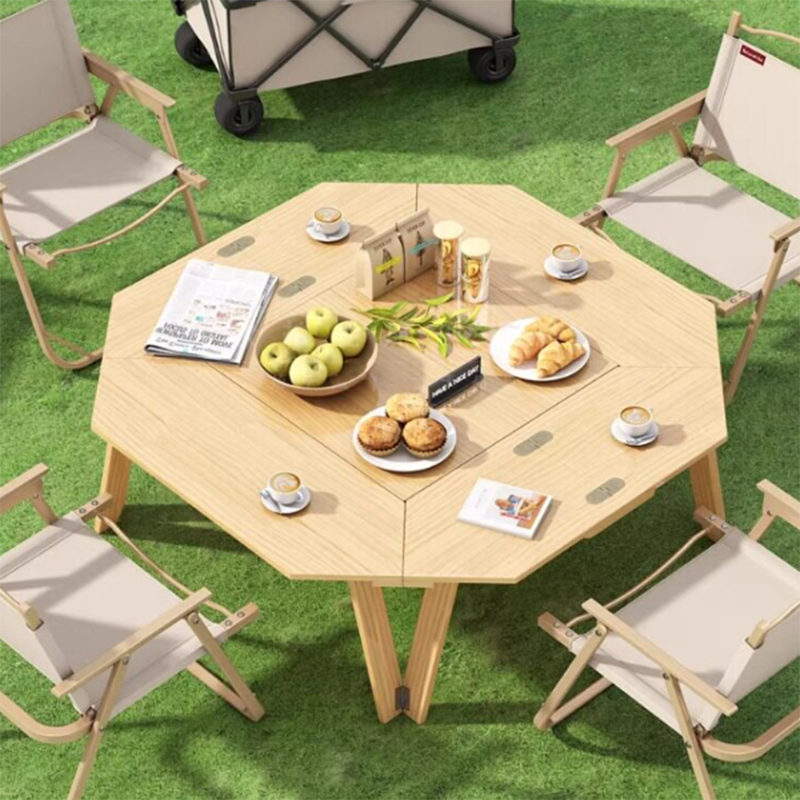 Folding Octagonal Outdoor Coffee Table