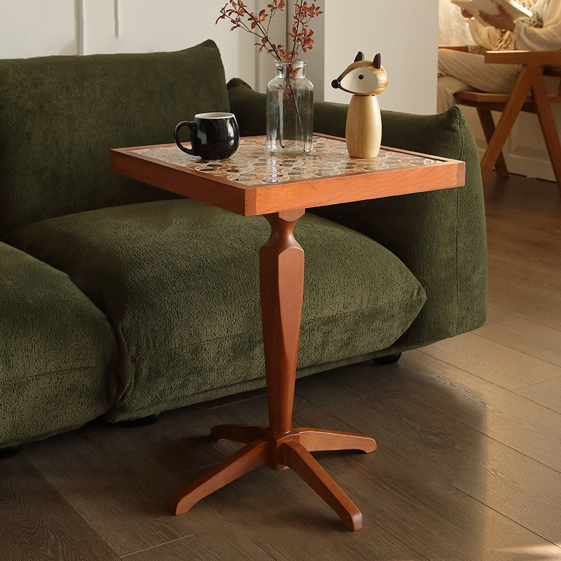 French Cherry Wood Coffee Table