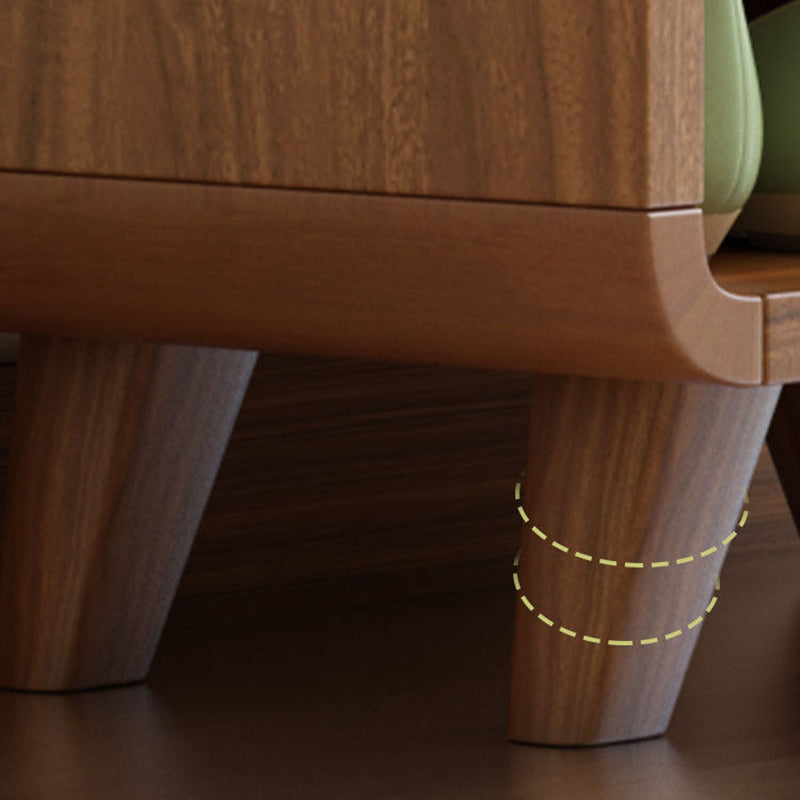 Nordic 2-Tier Cushioned Shoe Storage Bench