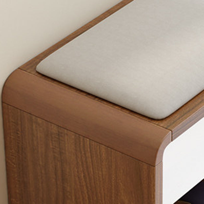 Nordic 2-Tier Cushioned Shoe Storage Bench