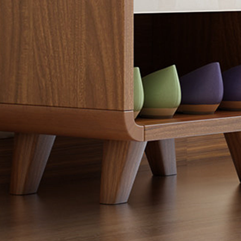 Nordic 2-Tier Cushioned Shoe Storage Bench