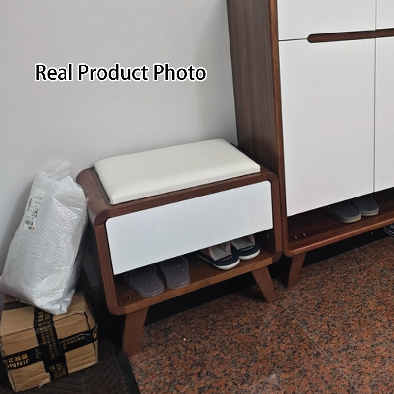 Nordic 2-Tier Cushioned Shoe Storage Bench