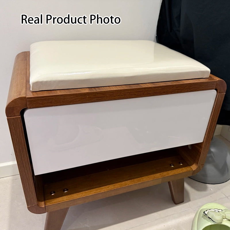 Nordic 2-Tier Cushioned Shoe Storage Bench