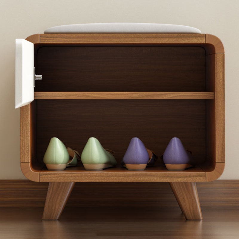 Nordic 2-Tier Cushioned Shoe Storage Bench