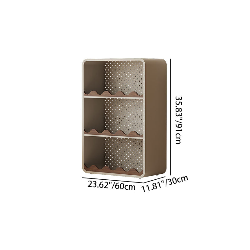 Iron & MDF Storage Shelf 3-4 Tier