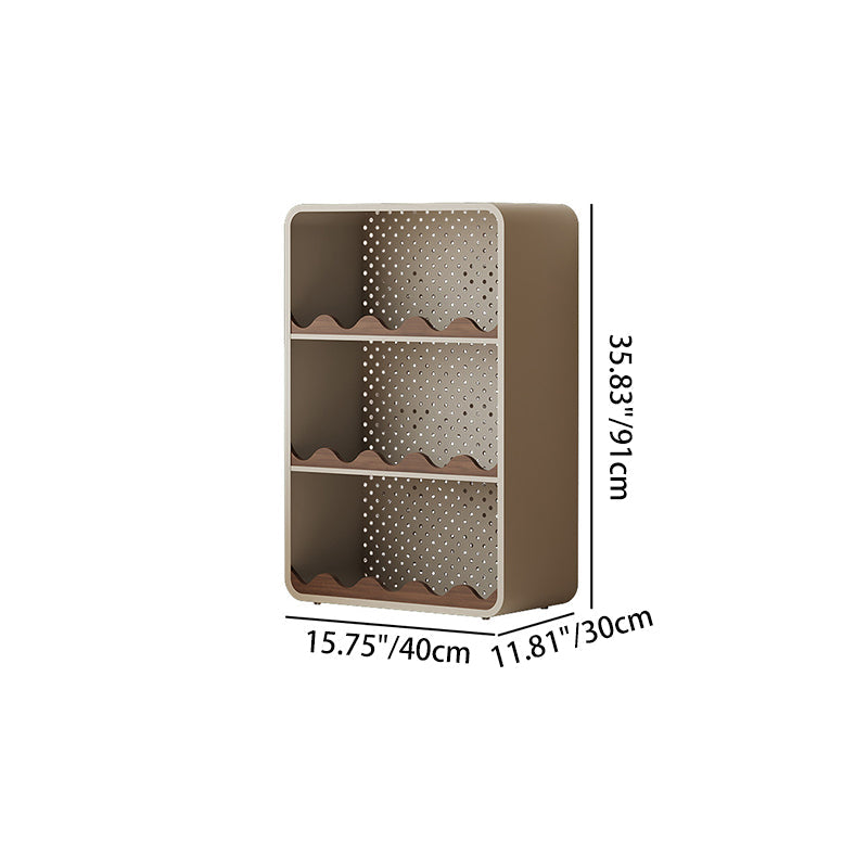 Iron & MDF Storage Shelf 3-4 Tier