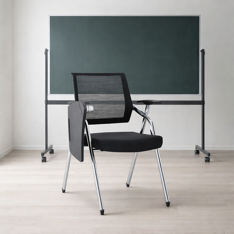 Mesh Office Chair with Writing Tablet