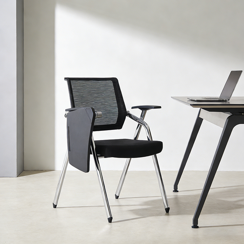 Mesh Office Chair with Writing Tablet