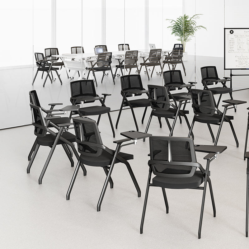 Folding Nesting Training Chair, 180° Tablet Arm