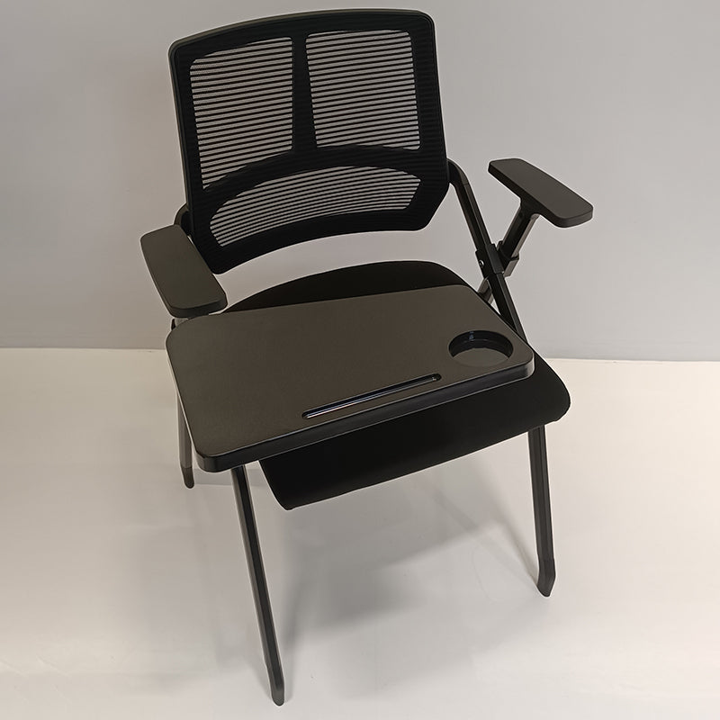 Folding Nesting Training Chair, 180° Tablet Arm