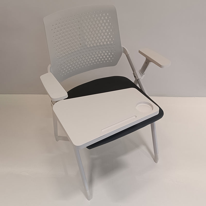 Folding Office Chair with Writing Tablet