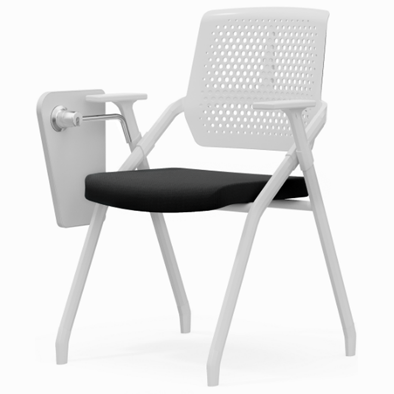 Folding Office Chair with Writing Tablet