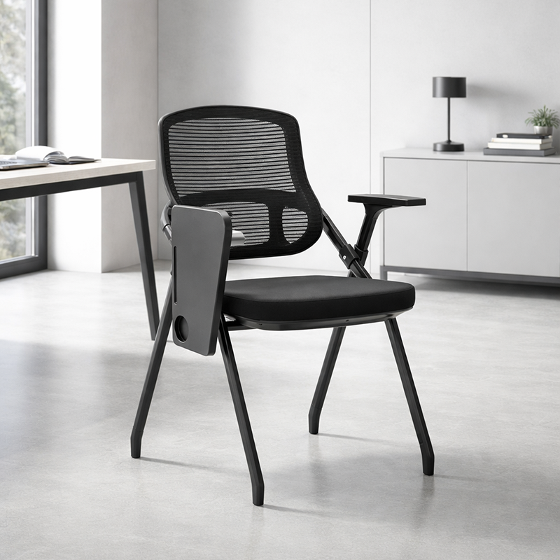 Foldable Conference Chair with Tablet