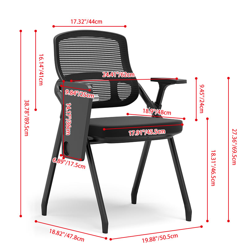 Foldable Conference Chair with Tablet