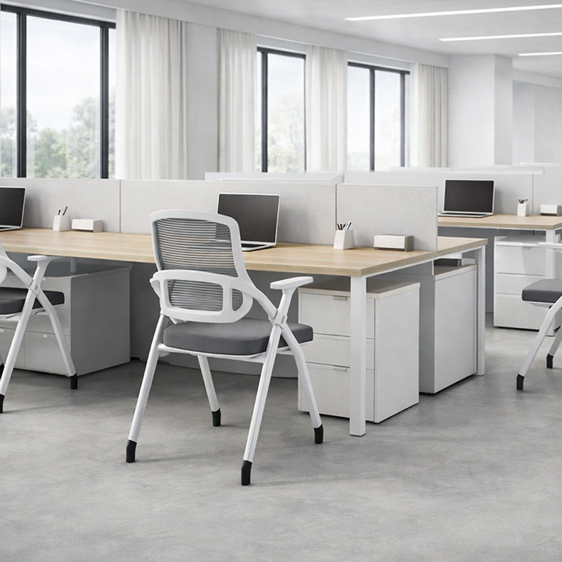 Folding Stackable Mesh Office Chair