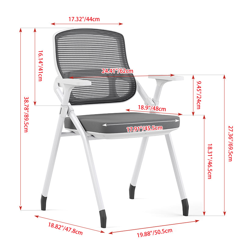 Folding Stackable Mesh Office Chair