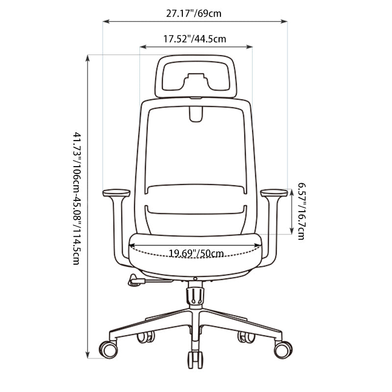 Minimalist Breathable Mesh Office Chair