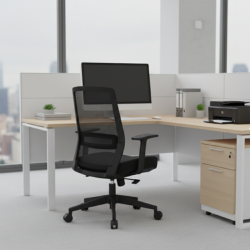 Minimalist Mid-Back Mesh Office Chair