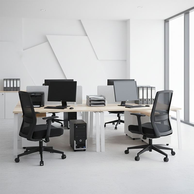 Minimalist Mid-Back Mesh Office Chair
