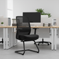 Black Mesh Reception Conference Chair