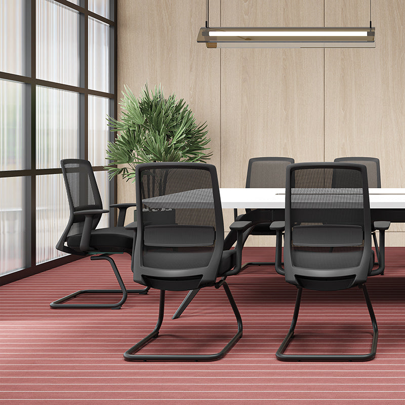 Black Mesh Reception Conference Chair
