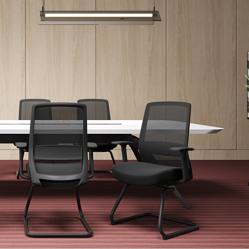 Black Mesh Reception Conference Chair