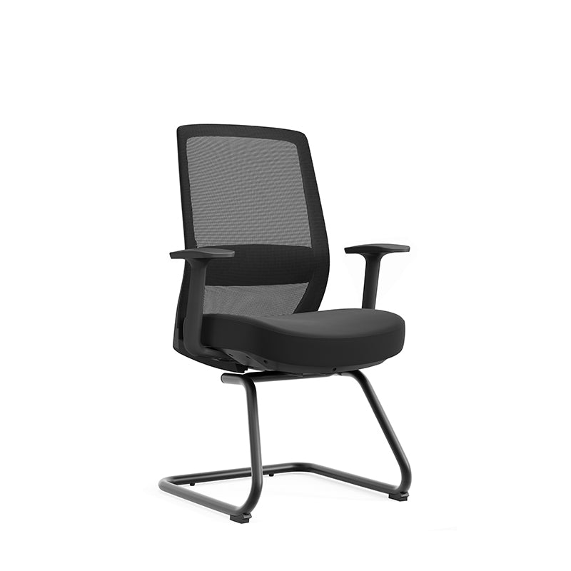 Black Mesh Reception Conference Chair