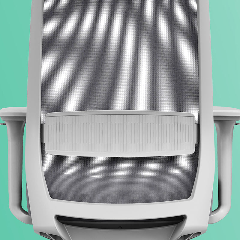 Gray Mesh Reception Visitor Chair