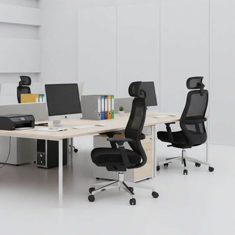 Ergonomic Black Executive Office Chair