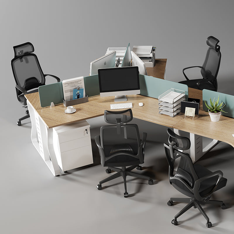 High-Back Adjustable Headrest Desk Chair