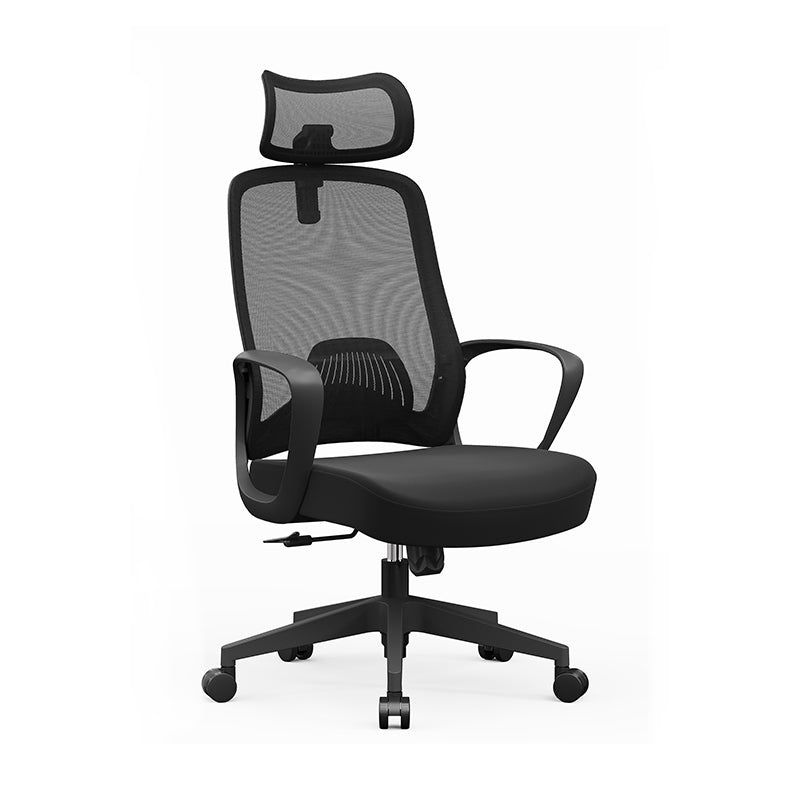 High-Back Adjustable Headrest Desk Chair