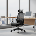 High-Back Adjustable Headrest Desk Chair