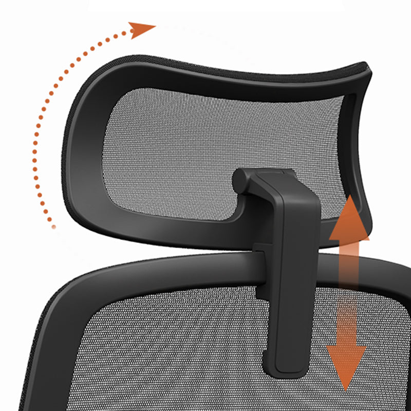 High-Back Adjustable Headrest Desk Chair