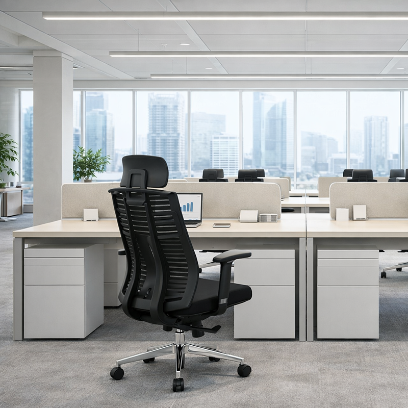 Ergonomic Mesh Gaming Chair, Aluminum Base