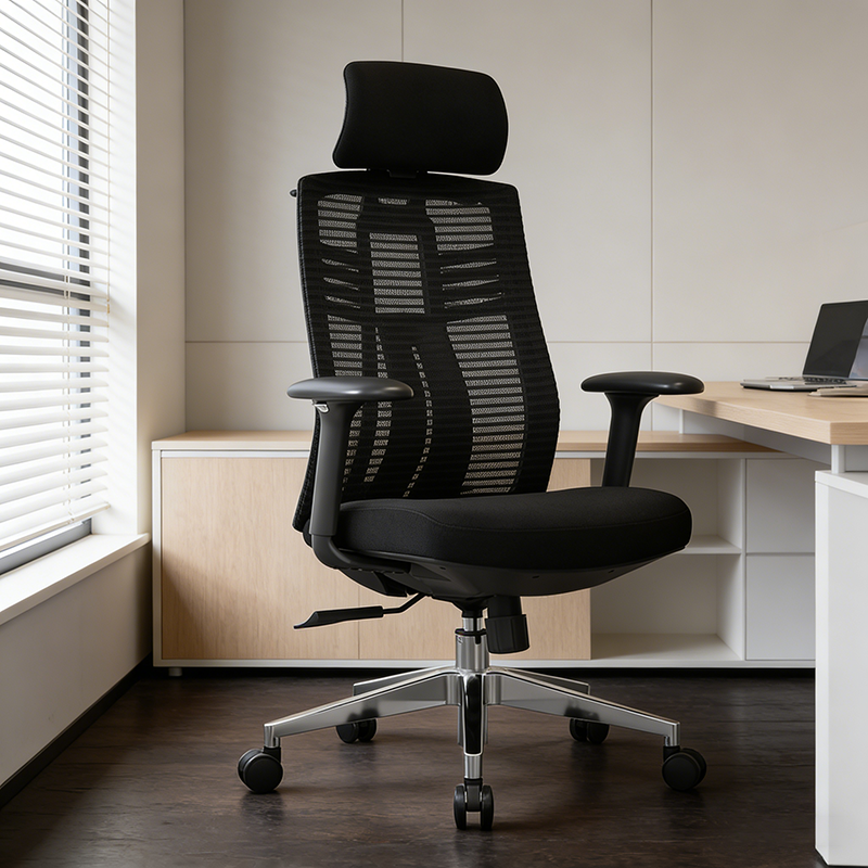 Ergonomic Mesh Gaming Chair, Aluminum Base