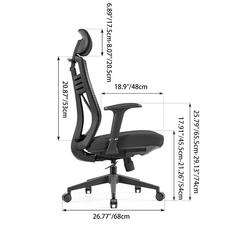 High-Back Mesh Ergonomic Office Chair