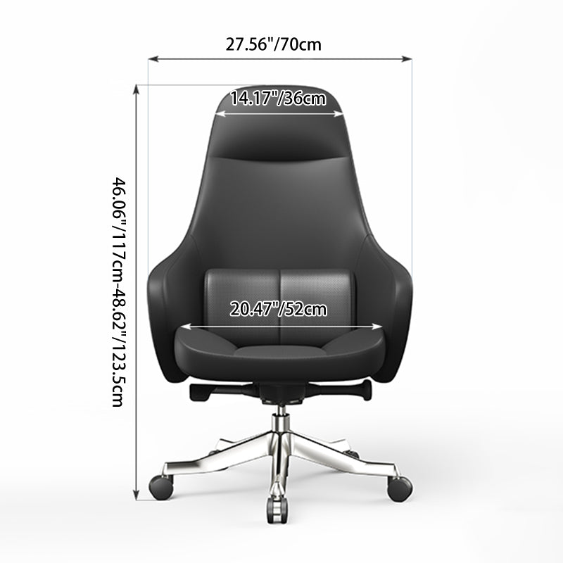 Ergonomic Faux Leather Executive Office Chair